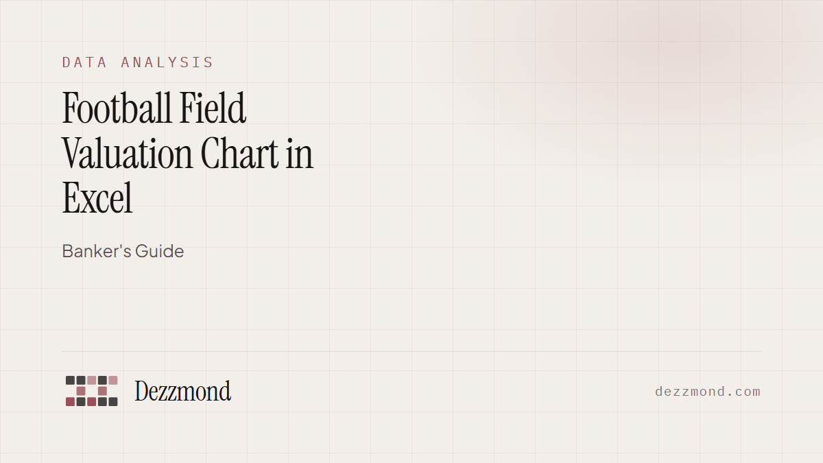 Football Field Valuation Chart in Excel: Banker's Guide (2026)